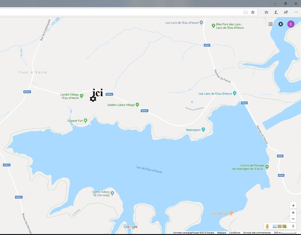 Lacs De L'Eau D'Heure Amiral 22 Badon Екстериор снимка